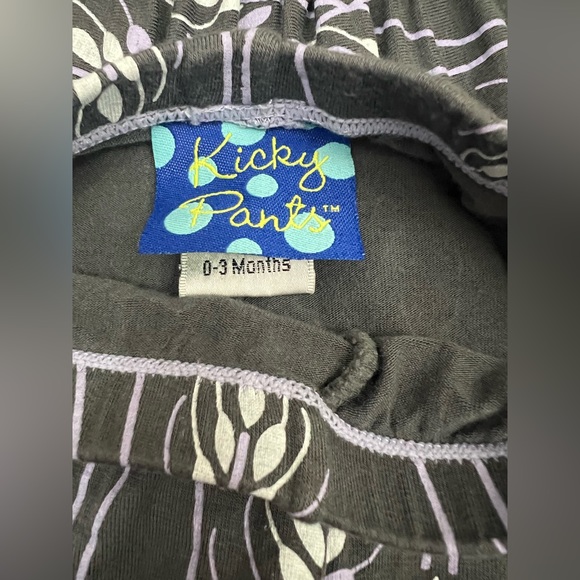 NWOT Kickee Pants Dress Set 0-3 Month (Very Rare set and pattern) - Picture 6 of 7